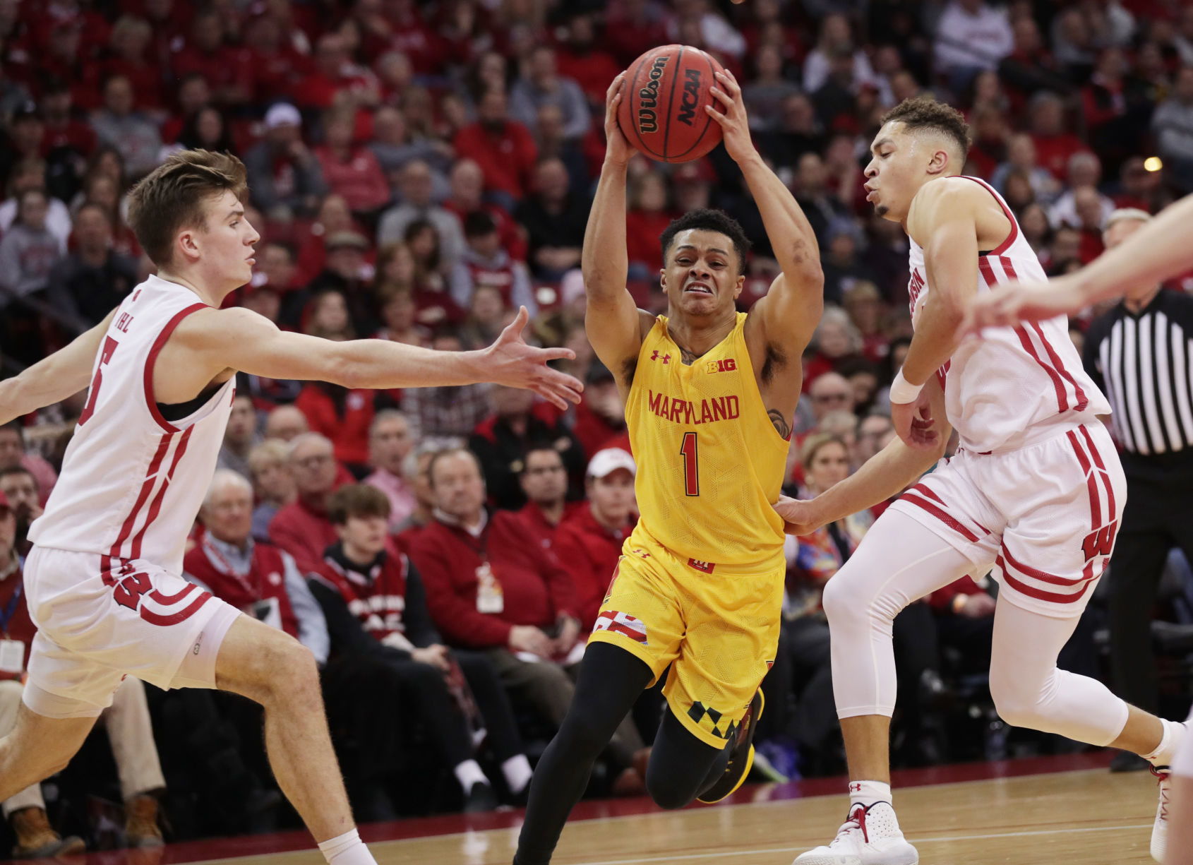 Badgers 56, Terrapins 54